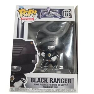 Funko Pop Movies Mighty Morphin Power Rangers The Movie Black Ranger 1776 Vinyl